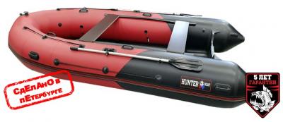 Лодка ПВХ Хантер 420 ПРО моторная